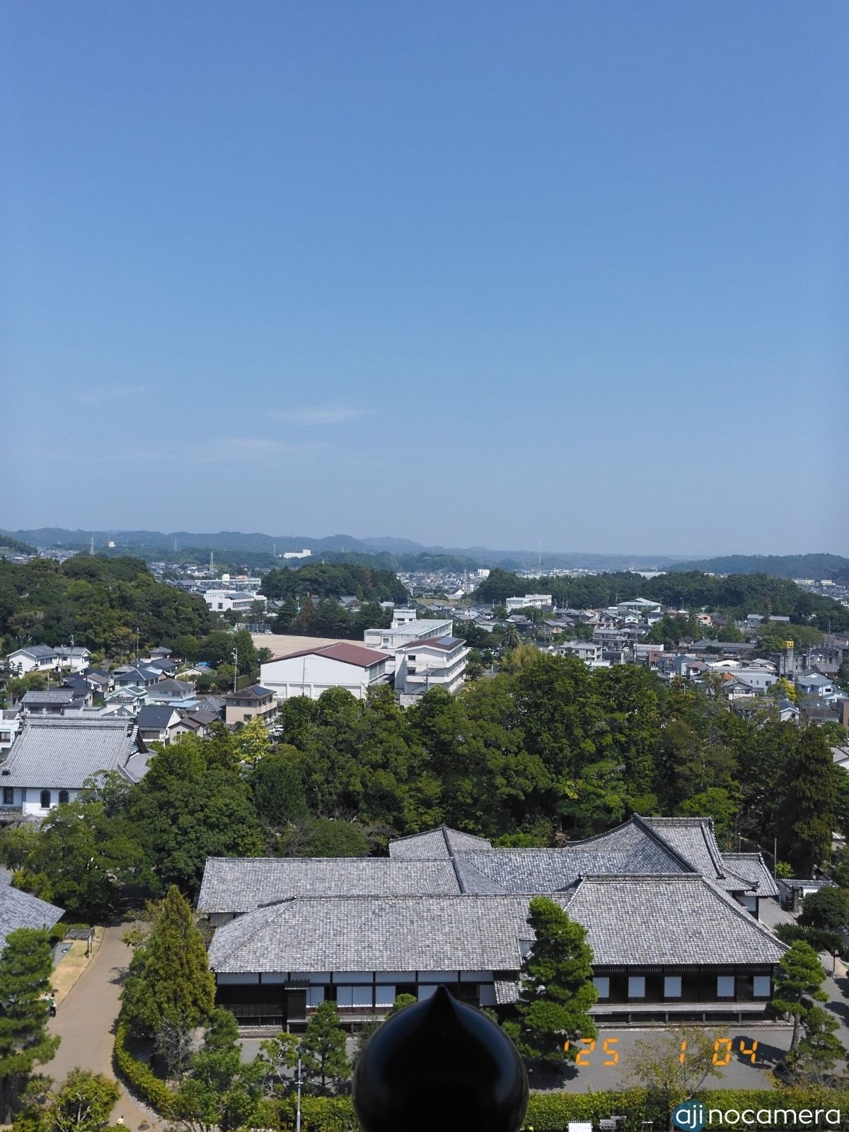 掛川城 天守閣からの眺め