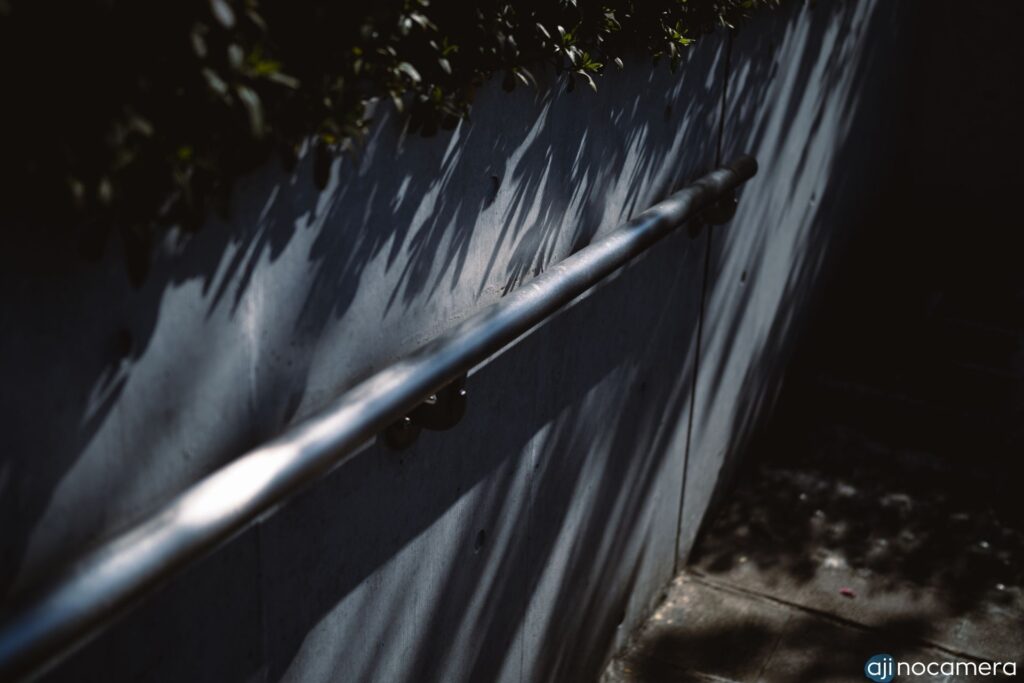 散歩中に見つけた影の写真